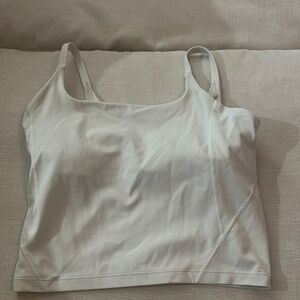 Lululemon size 6 off-white athletic tank